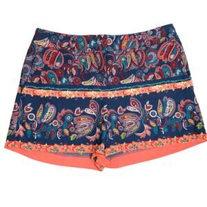 LOFT Paisley Print Shorts Size 2